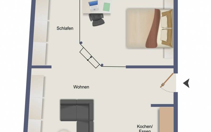 Wohnung 2, Grundriss